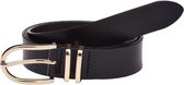 Elvy Fashion- Plain Belt Women 30495 - Black - Size 85