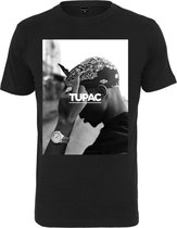 Urban Classics Heren Tshirt -L- 2Pac F*ck The World Zwart