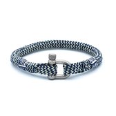 Blake witblauwe touw armband