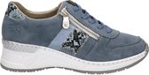 Rieker dames sneaker - Licht blauw - Maat 42