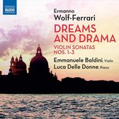 Emmanuele Baldini - Luca Delle Donne - Dreams And Drama - Violin Sonatas 1-3 (CD)