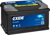 Exide Technologies EB802 Excell 12V 80Ah Zuur 3661024034654