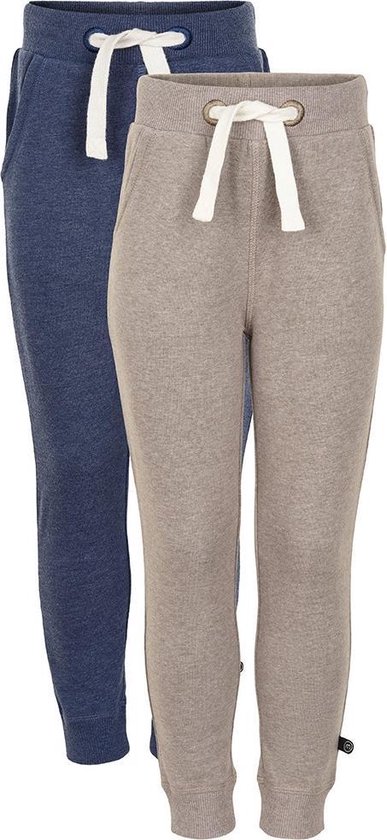 Minymo Jogging Pants Garçons Katoen Grijs/ Bleu 2 pièces Taille 92