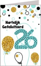 Verjaardagskaart 26 jaar