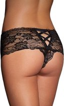 Naughty Knicker Kanten Hipster - Zwart