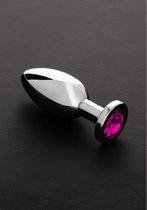 Jeweled Butt Plug PINK - Large