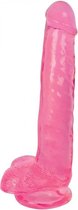 Dildo Met Ballen 20 CM - Cherry Ice