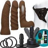 Vibrating Dual Density Starter Set - Chocolate