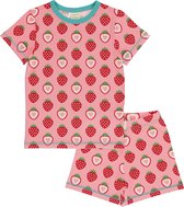Maxomorra Pyjama Set SS Strawberry Maat 110/116