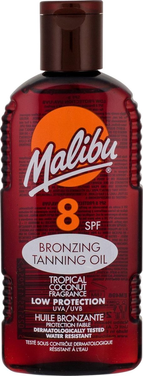 Goedkoopste Malibu Bronzing Tanning Oil Spray SPF8 - 200 ml