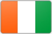 Vlag Ivoorkust - 100 x 150 cm - Polyester