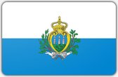 Vlag San Marino - 70 x 100 cm - Polyester