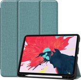 iPad Pro 2021 Hoes (11 Inch) - Cowboy Cover Book Case - Turquoise