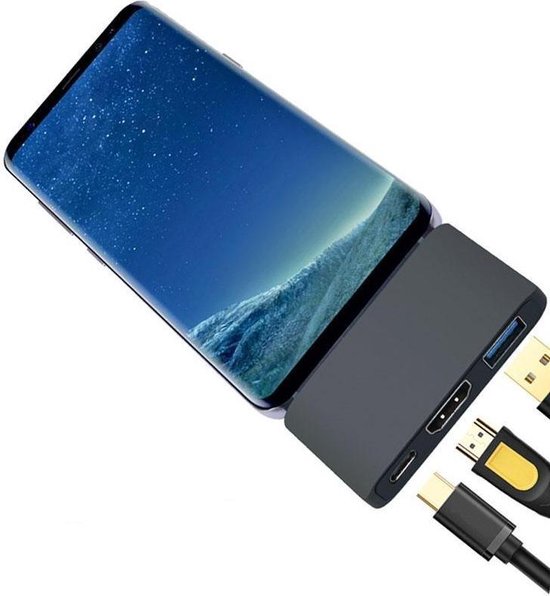 Thunderbolt 3 USB Type C Hub Dock naar HDMI Dexmodus voor Samsung