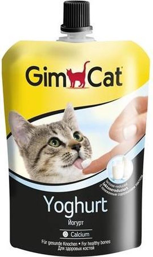 GimCat Yoghurt Pouch - Kattensnack - 150 g