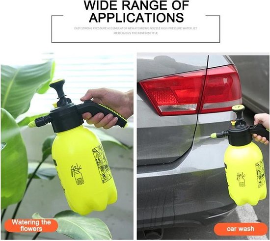 Schuimsproeier voor auto, 2 liter, spuitfles met pomp, schuimstoffles