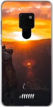 Huawei Mate 20 Hoesje Transparant TPU Case - Rock Formation Sunset #ffffff