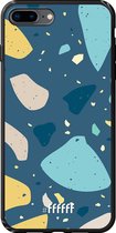 iPhone 8 Plus Hoesje TPU Case - Terrazzo N°7 #ffffff