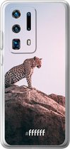 Huawei P40 Pro+ Hoesje Transparant TPU Case - Leopard #ffffff