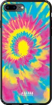 iPhone 7 Plus Hoesje TPU Case - Psychedelic Tie Dye #ffffff