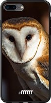 iPhone 8 Plus Hoesje TPU Case - Kerkuil #ffffff