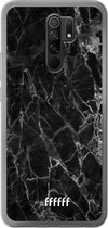 Xiaomi Redmi 9 Hoesje Transparant TPU Case - Shattered Marble #ffffff