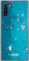 Samsung Galaxy Note 10 Hoesje Transparant TPU Case - Confetti #ffffff