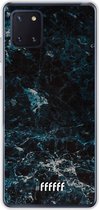 Samsung Galaxy Note 10 Lite Hoesje Transparant TPU Case - Dark Blue Marble #ffffff