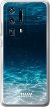 Huawei P40 Pro+ Hoesje Transparant TPU Case - Lets go Diving #ffffff