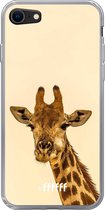 6F hoesje - geschikt voor iPhone SE (2020) - Transparant TPU Case - Giraffe #ffffff