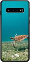 Samsung Galaxy S10 Hoesje TPU Case - Turtle #ffffff