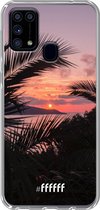 Samsung Galaxy M31 Hoesje Transparant TPU Case - Pretty Sunset #ffffff