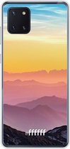 Samsung Galaxy Note 10 Lite Hoesje Transparant TPU Case - Golden Hour #ffffff