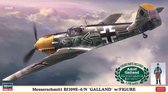 1:48 Hasegawa 07500 Messerschmitt BF109E-4/N Galland with Figure Plastic kit