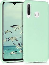 kwmobile telefoonhoesje voor Huawei P30 Lite - Hoesje voor smartphone - Back cover in mat mintgroen