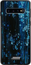 Samsung Galaxy S10 Hoesje TPU Case - Bubbling Blues #ffffff