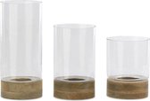 Nkuku Idha Straight Hurricane Lantern - L