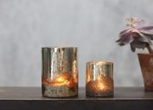 Nkuku Tabia Rustic Silver T-Light - S