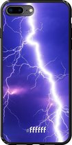 iPhone 7 Plus Hoesje TPU Case - Thunderbolt #ffffff