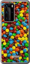 Huawei P40 Pro Hoesje Transparant TPU Case - Chocolate Festival #ffffff