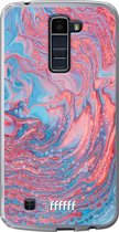 LG K10 (2016) Hoesje Transparant TPU Case - Corundum Pool #ffffff