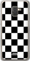 Samsung Galaxy A8 (2018) Hoesje Transparant TPU Case - Checkered Chique #ffffff