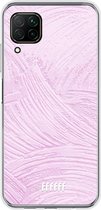 Huawei P40 Lite Hoesje Transparant TPU Case - Pink Slink #ffffff