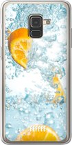 Samsung Galaxy A8 (2018) Hoesje Transparant TPU Case - Lemon Fresh #ffffff