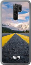 Xiaomi Redmi 9 Hoesje Transparant TPU Case - Road Ahead #ffffff