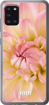 Samsung Galaxy A31 Hoesje Transparant TPU Case - Pink Petals #ffffff
