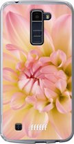 LG K10 (2016) Hoesje Transparant TPU Case - Pink Petals #ffffff