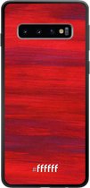 Samsung Galaxy S10 Hoesje TPU Case - Scarlet Canvas #ffffff