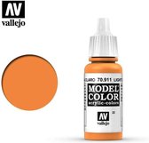 Vallejo 70911 Model Color Light Orange - Acryl Verf flesje