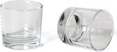 24x Stuks shotglazen/likeurglazen transparant 40 ml - Glazen - Shotjes/borrelglaasjes